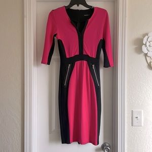 Pink flattering dress